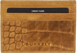 BURKELY Croco Cody - CC Holder - RFID-bescherming - Geel