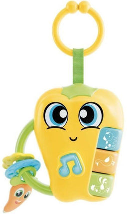 CAROTINA BABY Pepper - Elektronische rammelaar - Vrolijke geluiden en bijtringen