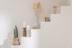 J-Line decoratie Standbeeld Julien - steen/schelp - naturel - small