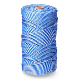 Veter, koord EDM 87913 Blauw Wit Polypropyleen 5 mm x 200 m Gevlochten