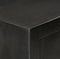vidaXL - Ladekast - 45x30x105 - cm - massief - mangohout - zwart - en - goudkleurig