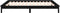 vidaXL - Bedframe - LED - massief - hout - zwart - 160x200 - cm