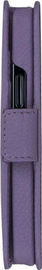 D. Bramante New York - Flip cover - Magneetsluiting en pasjesvakjes - Paars