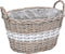 vidaXL - Plantenbakken - verhoogd - 3 - st - wicker - met - PE-voering