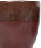 PTMD Vero Ronde Bloempot - H7 x Ø8 cm - Geglazuurd terracotta - Rood