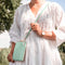 Telefoontasje Dames Crossbody - iMoshion Vegan Lederen Telefoontasje Crossbody - Universeel Schoudertasje telefoon - Groen