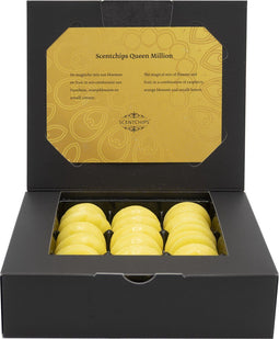 Scentchips® Queen Million Cadeauset – Waxmelts – Geurwax – Geschenkdoos – Huisparfum – Geurbrander – Verzameldoos 36 Geurchips – Queen Million Giftbo