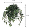 Mica Decorations Hedera Kunstplant in Bloempot Stan - H45 x Ø25 cm - Groen
