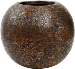 PTMD Moon Bloempot - H50 x Ø58 cm - Aluminium - Koper