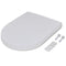 vidaXL - Toiletbrillen - met - soft-close - deksels - 2 - st - kunststof - wit