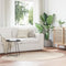vidaXL - Vloerkleed - 'HUARTE'Beige - 140x200 - cm - Ovaal