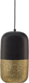 WOOOD Exclusive Tirsa Hanglamp - Metaal - Zwart/Brass - 36x20x20