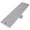 vidaXL - Doucheafvoer - rechthoekig - bubbel - 530x140 - mm - roestvrij - staal