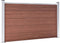 vidaXL - Schutting - 699x106 - cm - HKC - bruin