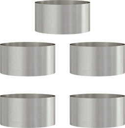 vidaXL - Tuinplanten - 5 - stuks - 40x40x20 - cm - Roestvrijstaal