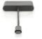 Digitus DA-70855 - USB-C HDMI Multiport Adapter - 1x HDMI UHD 4K/30 Hz 1x USB 3.0 - Zwart