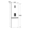 ETNA KCV286WRVS - Koel-vriescombinatie - Waterdispenser No-Frost Plus - Roestvrijstaal