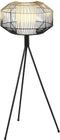 Vloerlamp DKD Home Decor 39 x 39 x 103 cm Zwart Gouden Ijzer 220 V 50 W