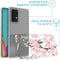 iMoshion Hoesje Geschikt voor Samsung Galaxy A52 (4G) / A52s / A52 (5G) Hoesje Siliconen - iMoshion Design hoesje - Roze / Transparant / Cherry Blossom