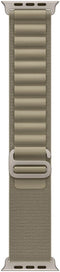 Apple MT5V3ZM/A - Bandje voor Apple Watch 44mm 45mm 49mm - Robuust textiel met titanium G-haak - Groen