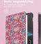 imoshion Ereader Cover / Hoesje Geschikt voor Tolino Vision 5 - imoshion Design Slim Hard Case Sleepcover Bookcase met stand - Flower Watercolor