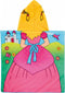 Toi-Toys Princess Poncho - Prinsessen Handdoek Poncho - 60 cm