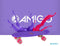 AMIGO skateboard - Met ledverlichting en ABEC 7 lagers - Paars/Roze