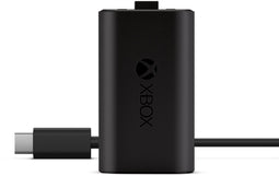 Microsoft Xbox - Oplaadbare batterij + USB-C kabel - Laad op tijdens of na het spelen - Zwart
