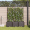 vidaXL - Tuinplanters - met - Watergeefsysteem - 3 - st - Bruin