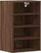 vidaXL - Hangkast - Riga - 40x29,5x60 - cm - bewerkt - hout - bruin - eikenkleur