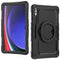 Mobilize Tablethoes geschikt voor Samsung Galaxy Tab S9 Ultra Hardcase Backcover | Mobilize Rotating Defender + Schouderband | Schokbestendig Galaxy Tab S9 Ultra Telefoonhoesje | Anti Shock Proof + Standaard - Zwart