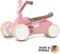 BERG GO² Loopauto - 10 tot 30 maanden - Uitklapbare pedalen - Retro Roze