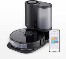 Roborock S7+ - Robotstofzuiger - Auto Empty Dock Sonic Vibration Technology - Zwart