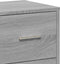 vidaXL - Dressoir - 60x31x84 - cm - bewerkt - hout - grijs - sonoma - eikenkleurig