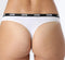 PUMA BASICS Dames 3P String - Katoen en modal - Zwart (3-pack)