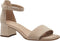 Tamaris COMFORT Essentials - Dames Sandalen - 5 cm Hakhoogte - Beige Suede - Maat 40