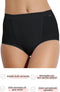 sloggi Control - Dames Maxi Verstevigende slip - Zwart - Maat 40