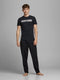 JACK&JONES JACJONES LOUNGE SET - T-shirt met spiegellogo en broek - Maat XL - Dark Navy
