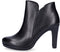 TAMARIS Essentials - Enkellaarsjes - Blokhak 9,5 cm - Zwart (40)