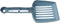 vidaXL - Kattenbak - met - deksel - 56x40x40 - cm - polypropeen - wit - en - blauw