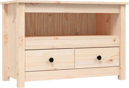 vidaXL - Tv-meubel - 79x35x52 - cm - massief - grenenhout