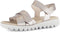 Gabor Sandaal 64.812.62 - Platte sandalen - Verstelbare band - Champagne Goud