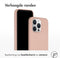 Accezz iPhone 15 Pro Max - Liquid Silicone Backcover met MagSafe - Schokabsorberend - Roze