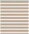 vidaXL - Zebra - Blind - 135x100 - cm - stofbreedte - 130,9 - cm - polyester - zandbruin