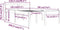 vidaXL - Seniorenbed - massief - grenenhout - wit - 120x190 - cm