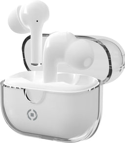 Headphones with Microphone Celly CLEARWH White