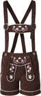 dressforfun Alpsee M - Lederhose - verkleedkleding carnaval feestkleding bruin - 302806