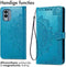 iMoshion Hoesje Geschikt voor Nokia X30 Hoesje Met Pasjeshouder - iMoshion Mandala Bookcase - Turquoise