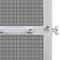 vidaXL - Hordeur - met - scharnieren - 100x215 - cm - antraciet