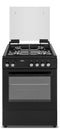 Everglades EVCK041 - Dual Fuel Fornuis 60cm - A-energieklasse - Zwart